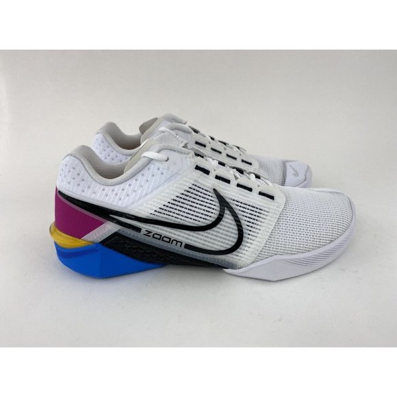 Nike Zoom Metcon Turbo 2 White Blue Pink Women's Training Shoes DH3392-109 - Picture 7 of 12
